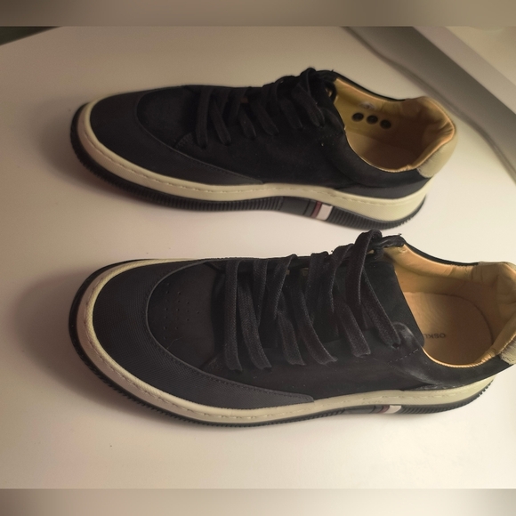 Osklen women's Black Leather Sneakers Sz US 8 Eu 39 - Picture 7 of 9